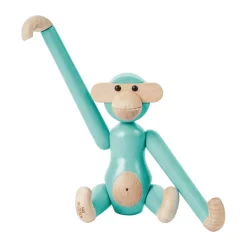 Kay Bojesen Denmark Kay Bojesen monkey mini, Turquoise Blue Sale
