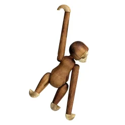 Kay Bojesen Denmark Kay Bojesen monkey mini, Teak-limba tree Brown New