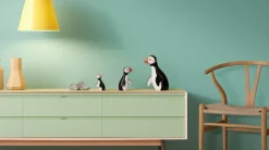 Kay Bojesen Denmark Kay Bojesen puffin, 19,5 cm. BlackWhite Outlet