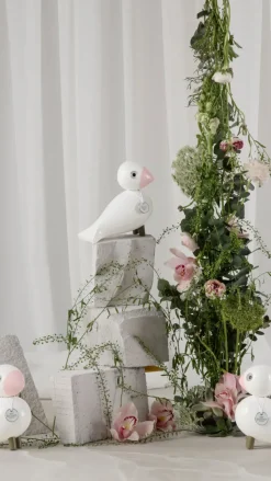 Kay Bojesen Denmark Kay Bojesen song bird Love, White- Pink Best