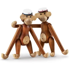 Kay Bojesen Denmark Kay Bojesen student cap for the small monkey, White- Red New