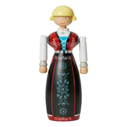 Kay Bojesen Denmark Kay Bojesen woman in Norwegian folk costume, Black-red-white BlackWhiteRed Discount