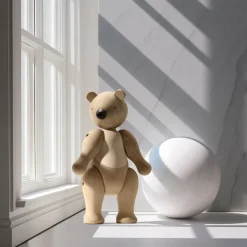 Kay Bojesen Denmark Kay Bojesen wooden bear large, Oak-maple Brown New