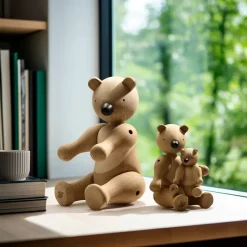 Kay Bojesen Denmark Kay Bojesen wooden bear large, Oak-maple Brown New
