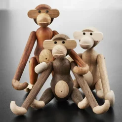 Kay Bojesen Denmark Kay Bojesen wooden monkey small, Oak-smoked oak Brown Outlet