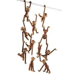 Kay Bojesen Denmark Kay Bojesen wooden monkey small, Teak-limba wood 20 cm Brown Clearance
