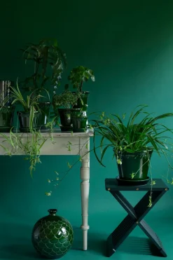 Bergs Potter Københavner flower pot glazed Ø16 cm, Green Best