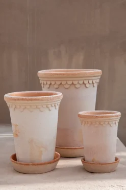 Bergs Potter Københavner flower pot high Ø10 cm, Pink Sale