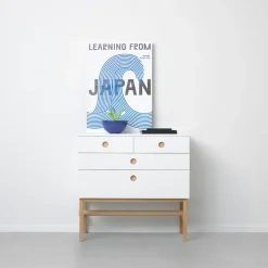 A2 Keep dresser, , oiled oak legs White Sale