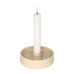 Arabia Kirnu candlestick Ø11x3.5 cm, Beige Outlet