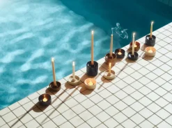 Arabia Kirnu candlestick Ø11x3.5 cm, Beige Outlet