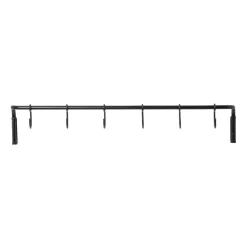 Ferm Living Kitchen rod with 6 hooks, brass Black Clearance