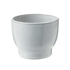 Knabstrup Keramik Knabstrup outdoor flower pot Ø12.5 cm, White Discount