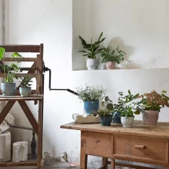 Knabstrup Keramik Knabstrup outdoor flower pot Ø16.5 cm, soft mint Green Clearance