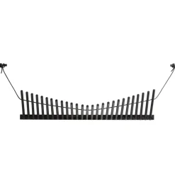 Woud Knaegt hanger, painted oak Black