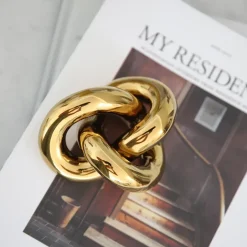 Cooee Design Knot Table small decoration, Light Gold Gold-coloured Sale
