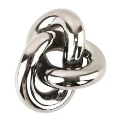 Cooee Design Knot Table small decoration, Light Silver Silver-coloured