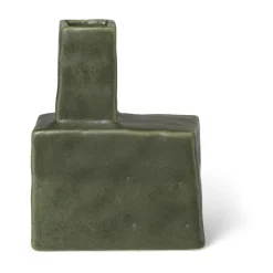 Ferm Living Koa vase H20, Dark sage Green