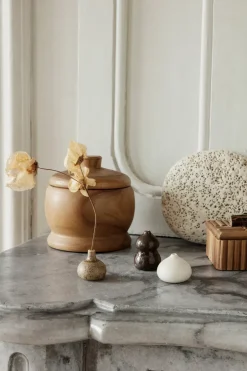 Ferm Living Komo vasee mini set of 3, -white Brown Best