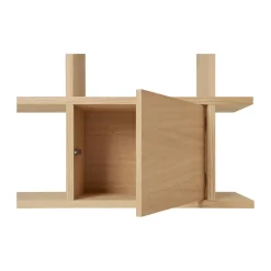 Ferm Living Kona bookcase cabinet insert, Natural Beige New