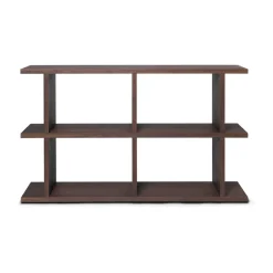 Ferm Living Kona bookshelf 2x2, Dark stained Brown Clearance