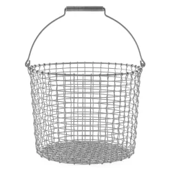 KORBO bucket 20, acid proof steel Silver-coloured Outlet