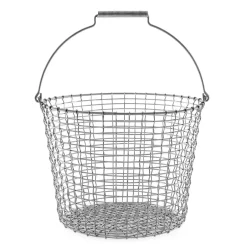 KORBO bucket 24, acid proof steel Silver-coloured New