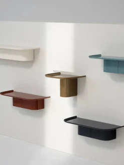 HAY Korpus 4 hook wallshelf M, Cream White Online