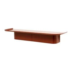 HAY Korpus 7 hooks wallshelf L, Brick Red New