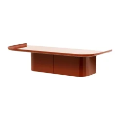 HAY Korpus 4 hooks wallshelf M, Brick Red Clearance