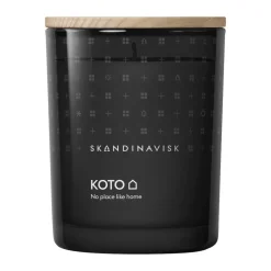 Skandinavisk Koto scented candle with lid, 200 g Black Hot