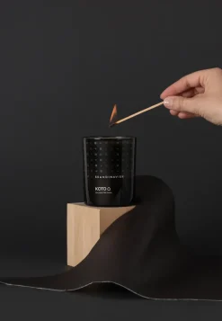Skandinavisk Koto scented candle with lid, 200 g Black Hot