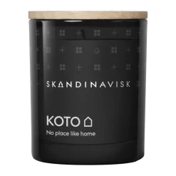 Skandinavisk Koto scented candle with lid, 65 g Black Clearance
