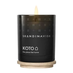 Skandinavisk Koto scented candle with lid, 65 g Black Clearance