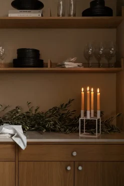 Audo Copenhagen Kubus 4 candle holder, White Discount