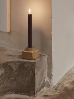 Ferm Living Kurinu candlestick, Honey Beige Clearance