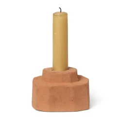 Ferm Living Kurinu candlestick, Terracotta Red Hot