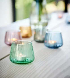 Bitz Kusintha tea light holder 7.5 cm 2-pack, Blue Clearance