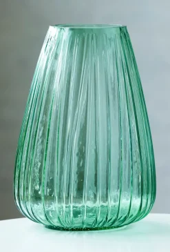 Bitz Kusintha vase 22 cm, Green Outlet