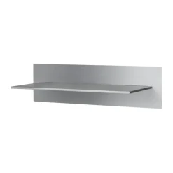 Ferm Living Lager wall shelf single 35, Aluminium Silver-coloured