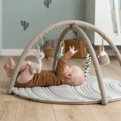 Done by deer Lalee Baby Gym Ø90 cm, Sand Beige New