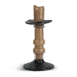 Byon Lara candle holder S 22 cm, Beige-black BeigeBlack Sale
