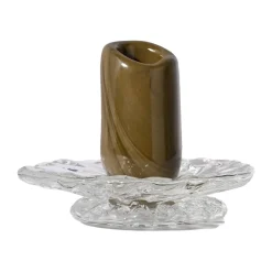 Byon Lara candle holder XS 9 cm, Green-clear GreenTransparent Sale