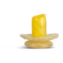 Byon Lara candle holder XS 9 cm, Yellow-light beige YellowBeige Hot