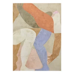 Paper Collective Las Danzantes 02 poster, 50x70 cm OrangeBeigeBlue Sale