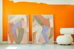 Paper Collective Las Danzantes 02 poster, 50x70 cm OrangeBeigeBlue Sale