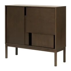 Design House Stockholm Layer sideboard, Dark oak, 120x110, with legs Brown New