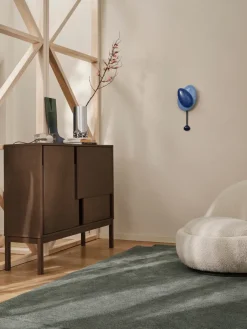 Design House Stockholm Layer sideboard, Dark oak, 120x110, with legs Brown New