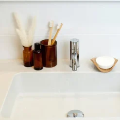 Bosign Leaf™ Soap Dish with Drainage 11.5x11.5 cm, Willow Brown Hot