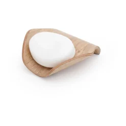 Bosign Leaf™ Soap Dish with Drainage 11.5x11.5 cm, Willow Brown Hot